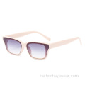 Neue Mode einfache quadratische Sonnenbrille Herren- und Damenmode gleiche Straße Sonnenbrille Europäische und amerikanische Sonnenbrille s21123